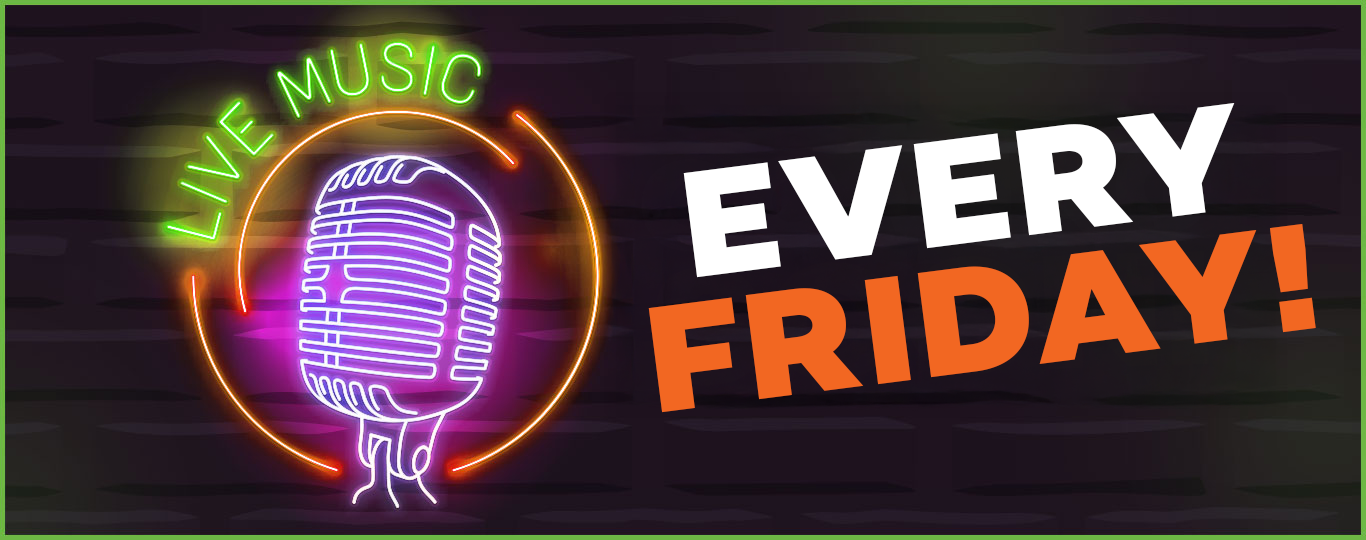 Live Music Banner Live Music Every Friday