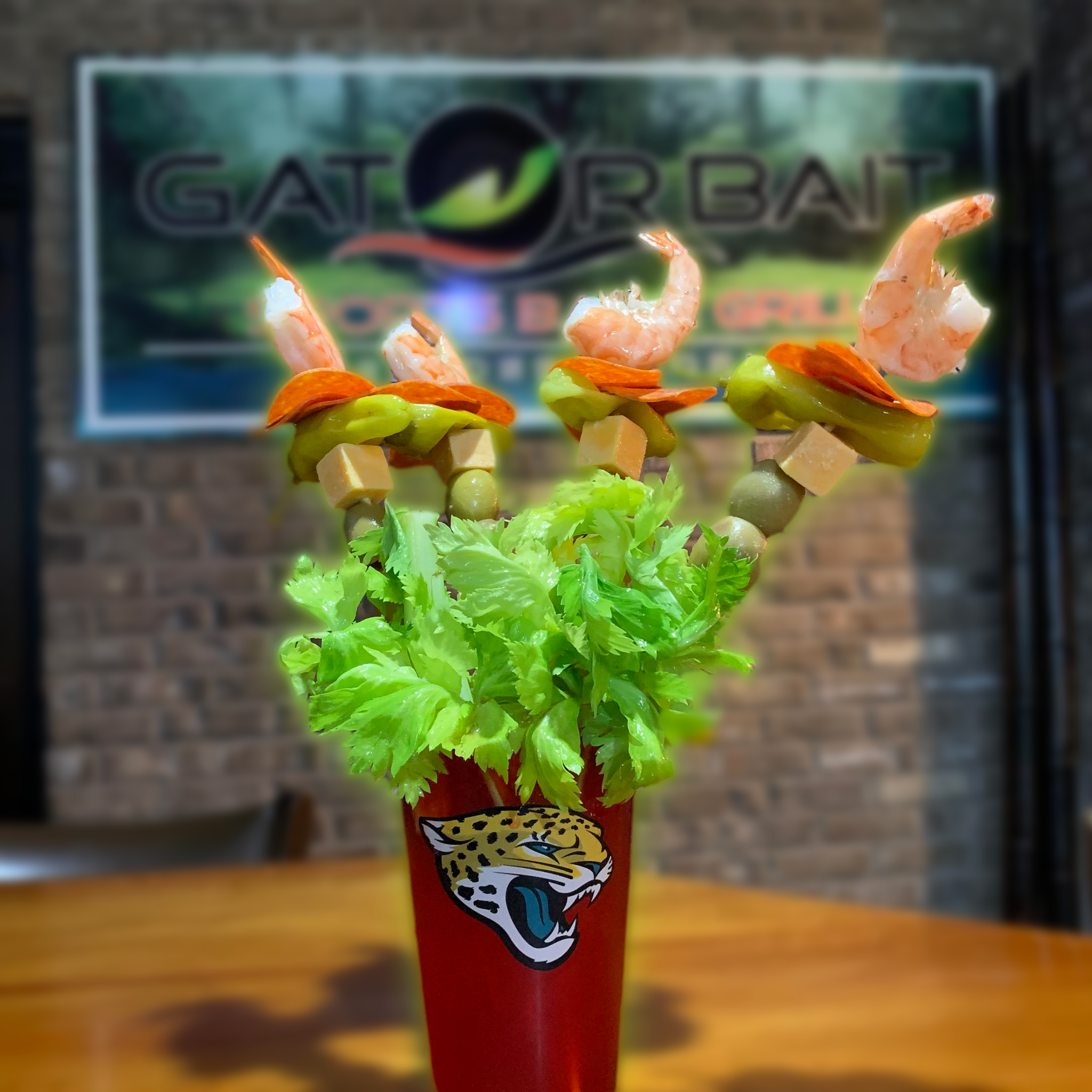 Our famous loaded Bloody Mary